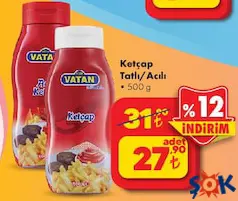 VATAN KETÇAP TATLI/ACILI 500 G